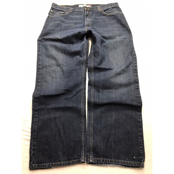 Y2K LEVIS 569 Jean Men 38x30(36/30 tag) Loose Straight Wide Leg Dark Wash Skater - Picture 1 of 15